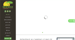 Desktop Screenshot of camping-masdenicolas.com